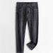 Spring And Autumn Men's Slightly Stretchy Jeans Middle-aged New Outdoor Mid-waist Business Solid Color Long Pants Casual_viptrois.com