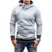 Men's Autumn And Winter New Hooded Sweater, Pullover Men's Diagonal Zipper Hooded Sweater, Multi-color_viptrois.com