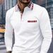 Unbeatable Quality Instagram Autumn New POLO Button Pocket Men's Long Sleeved Sports Polo Shirt_viptrois.com