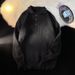 Men's Casual Long Sleeve Polo Neck Knit Sweater, Loose Fit Soft Pullover, Stylish & Comfortable For Winter_viptrois.com