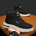 European Warm Series Men's Martin High Top Autumn 2025 New Trend Mid-Top Work Outdoor Wear-Resistant Hiking Boots_viptrois.com