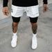 Men's clothing training fake two basketball running fitness pants_viptrois.com
