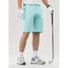 Men's Clothing Men's Solid Color Casual Shorts Quick Drying Thin Candy Color Business Golf Sports Five Point Pants_viptrois.com