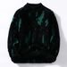 Men's Clothing Men's Fashion Personality Graffiti Half Turtleneck Thickened Sweater, Knitted Sweater Wool_viptrois.com