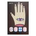 Short bright face square armor blue flower blue and white plaid wearing nail art patch fresh fashion Europe and the United States foreign trade 24 pie_viptrois.com