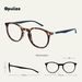 OPULIZE Met Blue Light Filter Slim Round Frame Spring Hinges Improved Sleep Computer Glasses Gaming Anti-glare Brown_viptrois.com