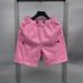 Men's Summer Shorts With Contrast Panels & Button Detail - Versatile Casual 5-Pocket Cargo Shorts For Daily Wear_viptrois.com