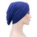 Hot Selling Milk Silk Headscarf Hat European And American Muslim Base Hat Women's Chemotherapy Hat Baotou Hat_viptrois.com