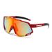 Men's Glasses Cycling Large Frame One Piece Dazzling Color Sunglasses European And American Anti Ultraviolet Cycling Sunglasses Outdoor Sports Glasses_viptrois.com