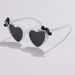 New Halloween Love Women Heart Shaped Little Devil Pumpkin Skull Sunglasses S23168_viptrois.com