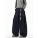 Heavy Splicing Drape Sweatpants Men's Winter Tide Brand Versatile Thickened Mopping Pants American Ruffian Handsome Sports Scimitar Trousers_viptrois.com