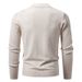 Men's Casual Knit Cardigan Sweater – Vintage Cable Design, Loose Fit V-Neck Long Sleeve Open Front Coat (Machine Washable) –_viptrois.com