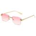 Women's Polygonal Frameless Sunglasses - Cut Edge Design, UV400 Protection, Fashion Statement Fashion Trends Hot-selling_viptrois.com