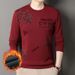Nordmann Fleece-Lined Thickened Sweatshirt For Men, Round Neck, Winter New Trendy Casual Men's Long Sleeve Warm Flocked Base_viptrois.com