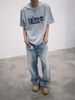 Vintage Washed Denim Jeans Heavyweight Relaxed Straight Fit Classic A-Line Silhouette Cleanfit Unisex_viptrois.com