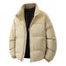 Padded Clothes Men's And Women's Corduroy Padded Clothes Thickened Padded Jackets Loose Stand-up Collar Couple Jackets_viptrois.com