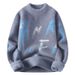 Autumn And Winter Teenage Thick Mink Fur Knitted Base Semi High Neck Sweater_viptrois.com