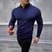 Men's Clothing New Polo Shirt Long Sleeved Men's Hot Selling Business Casual Woolen Tops_viptrois.com