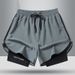 Summer Sports Running Shorts Men's Marathon Track and Field Quick Drying Inner Lining Training Ball Fitness Triad Pants_viptrois.com