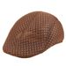 Summer Hollow Breathable Hat For Men, Middle-aged And Elderly, Korean Style, Dad's Casual Versatile Beret, Solid Color_viptrois.com