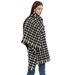 Unisex Women's autumn and winter thickened dual-purpose checkered bib scarf_viptrois.com