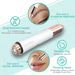 2-in-1 Portable Rechargeable Painless Eyebrow Trimmer & Facial Hair Remover_viptrois.com