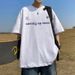 Short Sleeved Men's Pure Cotton Base T-shirt Trendy Brand Trend 2025 New Item_viptrois.com