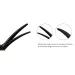 10pcs Black Clip Flat Duck Mouth Professional Carbon Salon Styling Cutting Hair Clips_viptrois.com