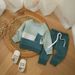 kid's clothing Autumn children's hoodie sweatpants two-piece girls fashion long-sleeved trousers boys wear suit_viptrois.com