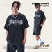 Men's Clothing Men's Summer Fashion Brand Hiphop Short Sleeved T Shirt For Boys And Girls European And American Street Loose Versatile Tops_viptrois.com