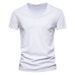In The Summer Of 2025, Men's Casual V-neck Pure Cotton T-shirts Are Selling Well. Men's Short-sleeved Slimming V-neck T-shirts_viptrois.com
