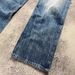 Vintage Washed Denim Pants – Distressed Lightning Cracked Jeans (Unisex S-XXXL, Blue/Black Grey)_viptrois.com