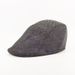 Spring And Autumn Tweed Newsboy Men's Duckbill Cap Full Brim Winter Beret Striped Warm Woolen Hat_viptrois.com