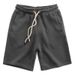 Men's Casual Shorts Retro American Style Loose Fit 5-Pocket Athletic Shorts With Drawstring_viptrois.com