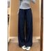 "Women's High-Waisted Workwear Pants – Flowy Wide-Leg Trousers, Slimming & Breathable Summer Casual Pants"_viptrois.com