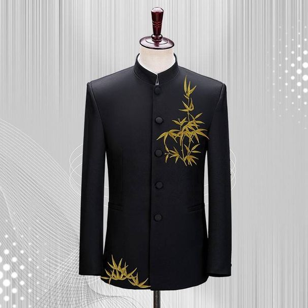 Men's Clothing Suit Men's New Chinese Style Young People's Youth Suit Chorus Performance Clothes_viptrois.com