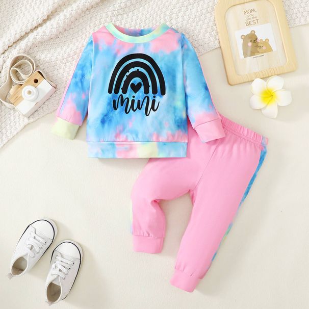 Kids’ Clothing Girls Mixed Dye Suit_viptrois.com