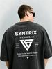 Men's Clothing Heavy Washed Cotton Short Sleeved T Shirt Casual Trend Unisex Summer Ins Black Round Neck Top Trendy Versatile Half Sleeve_viptrois.com