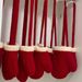 Velvet Crossbody Glove Bag - Stylish Winter Handbag With Plush Gloves For Women, Retro Christmas Gift, Roomy Tote With Inner Pockets_viptrois.com