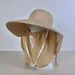 Dustproof Tea Picking Hat For Women, Spring And Summer High-end UV Protection Construction Site Farming Sun Hat, Face_viptrois.com