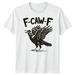 F-CAW-F Funny Crow Raven Meme Sarcastic Gothic Halloween T-Shirt Mens Womens Tees Top Adults#18_viptrois.com