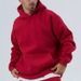 Oversized Fleece-Lined Hoodie, Drop Shoulder Unisex Streetwear Pullover For Winter, Cozy Soft Brushed Interior Hooded Sweatshirt_viptrois.com
