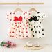 1425 New Baby Girl Children's Love Fashion Dress Girl Princess Skirt 1 3 Years Old Baby Summer Dress Shirt_viptrois.com