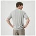 Men's Slim Fit Knitted T-Shirt Henley Collar Short Sleeve Summer Business Commuter Versatile New Style Mature_viptrois.com