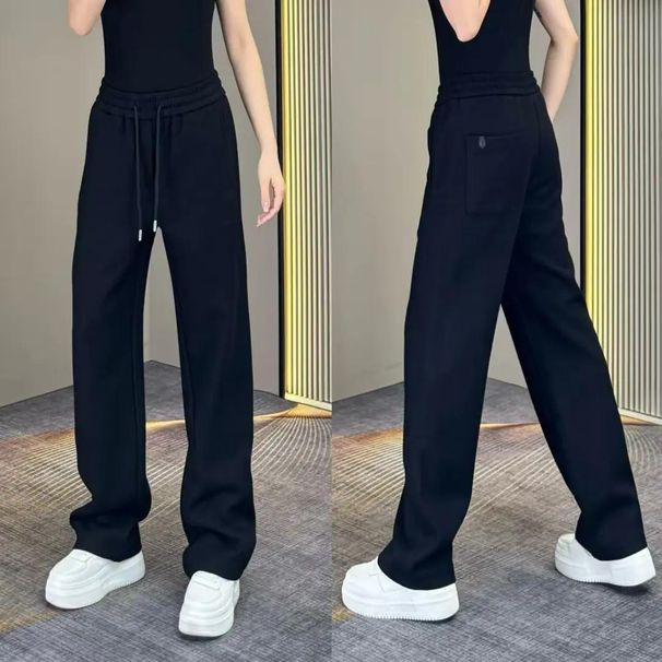 Autumn Winter New Men's Versatile Trendy Simple Personality Niche Casual Loose Draped Pants Fashionable Light Luxury_viptrois.com