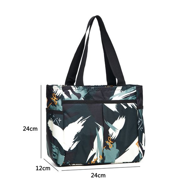 Storage Bags Large Handbag For Short Trips With Multiple Pockets, Hand Held Mommy Bag, Large Capacity Shopping Bag, Travel Ladies Bag_viptrois.com