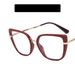 Women's Eyeglasses New Cat Eye Glasses Frame Anti Blue Light Flat Glasses Personalized Ins Glasses Plain Glasses Frame_viptrois.com