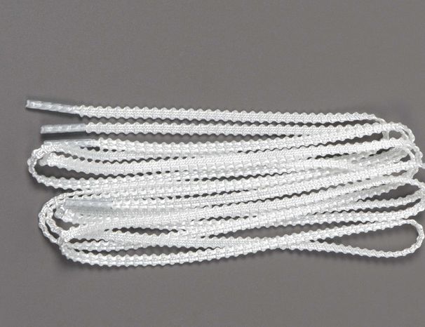 Lace Silver Shoelaces Ballet Style Suitable For Forrest Gump Shoes Silver Casual Sports Shoes With Ropes A Pair_viptrois.com