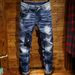 Men's Clothing Fashion Brand New Jeans Men's Loose Style Trendy Slim Fitting Casual Harem Worn Men's Autumn Workwear Pants_viptrois.com