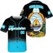 Men's Clothing Summer Men's 3D Printed Baseball Shirt National Flag Jersey Honduras Design Short Sleeve Casual Top For Men_viptrois.com